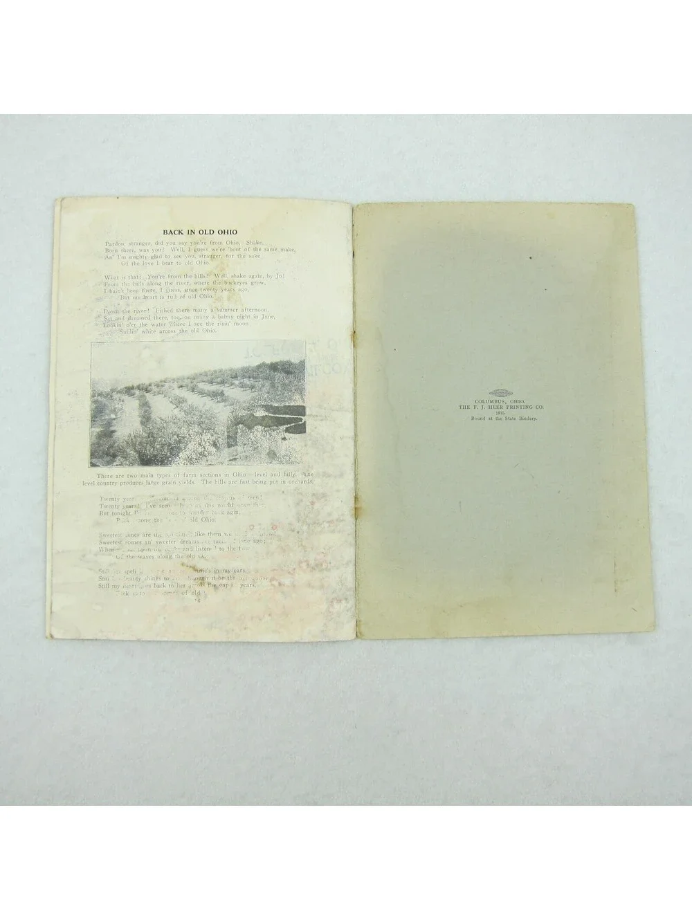 Panama Pacific International Expo Ohio Booklet Farm Agriculture Antique 1915